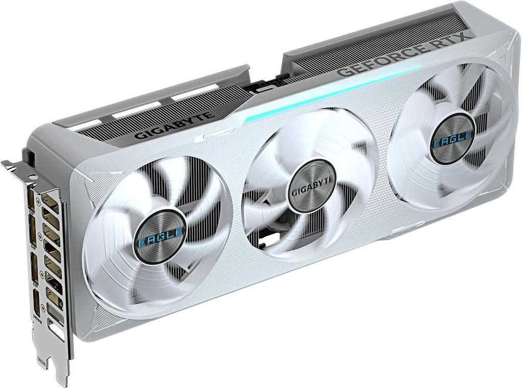 Geforce RTX 5070 EAGLE OC ICE SFF 12G Graphics Card - 12GB GDDR7, 192Bit, PCI-E 5.0, 2587 Mhz Core Clock, 3 X DP 2.1A, 1 X HDMI 2.1B, NVIDIA DLSS 4, GV-N5070EAGLEOC ICE-12GD