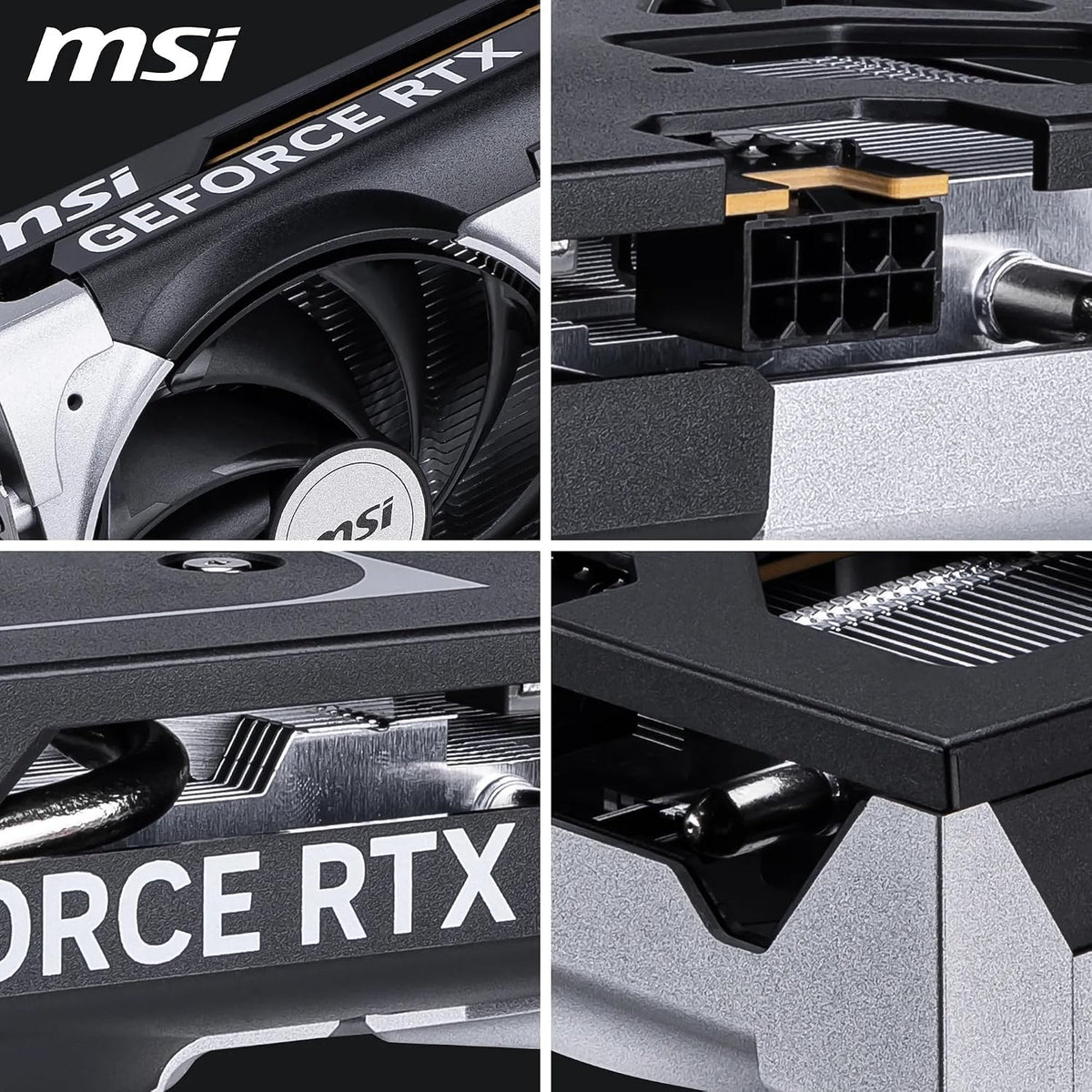 MSI Geforce RTX 5060 8G VENTUS 2X OC Graphics Card - RTX 5060 GPU, 8GB GDDR7 (28Gbps/128-Bit), Pcie 5.0 - Dual-Fan Thermal Design (2 X TORX FAN 5.0) - HDMI 2.1B, Displayport 2.1B