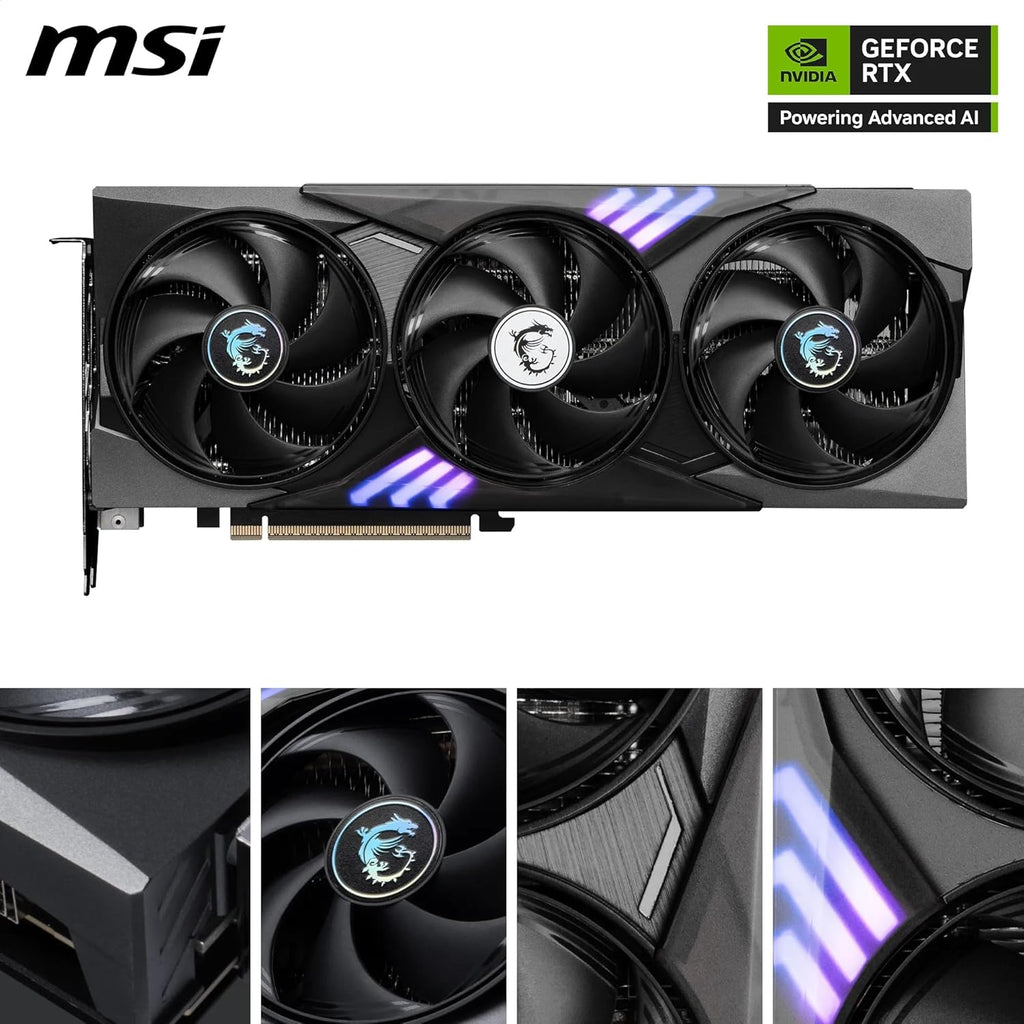 MSI Geforce RTX 5060 Ti 8G GAMING TRIO OC Graphics Card - RTX 5060 Ti GPU, 8GB GDDR7 (28Gbps/128-Bit), Pcie 5.0 - TRI FROZR 4 (3 X STORMFORCE FAN) - RGB - HDMI 2.1B, Displayport 2.1B