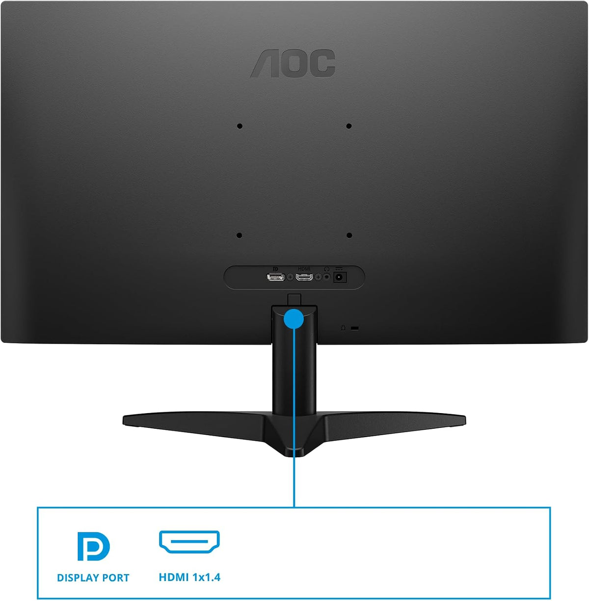 24B36X 24 Inch FHD Gaming Monitor 144Hz, IPS Panel, 4Ms Gtg, HDR10, (1920X1080 HDMI 1X 1.4) Black
