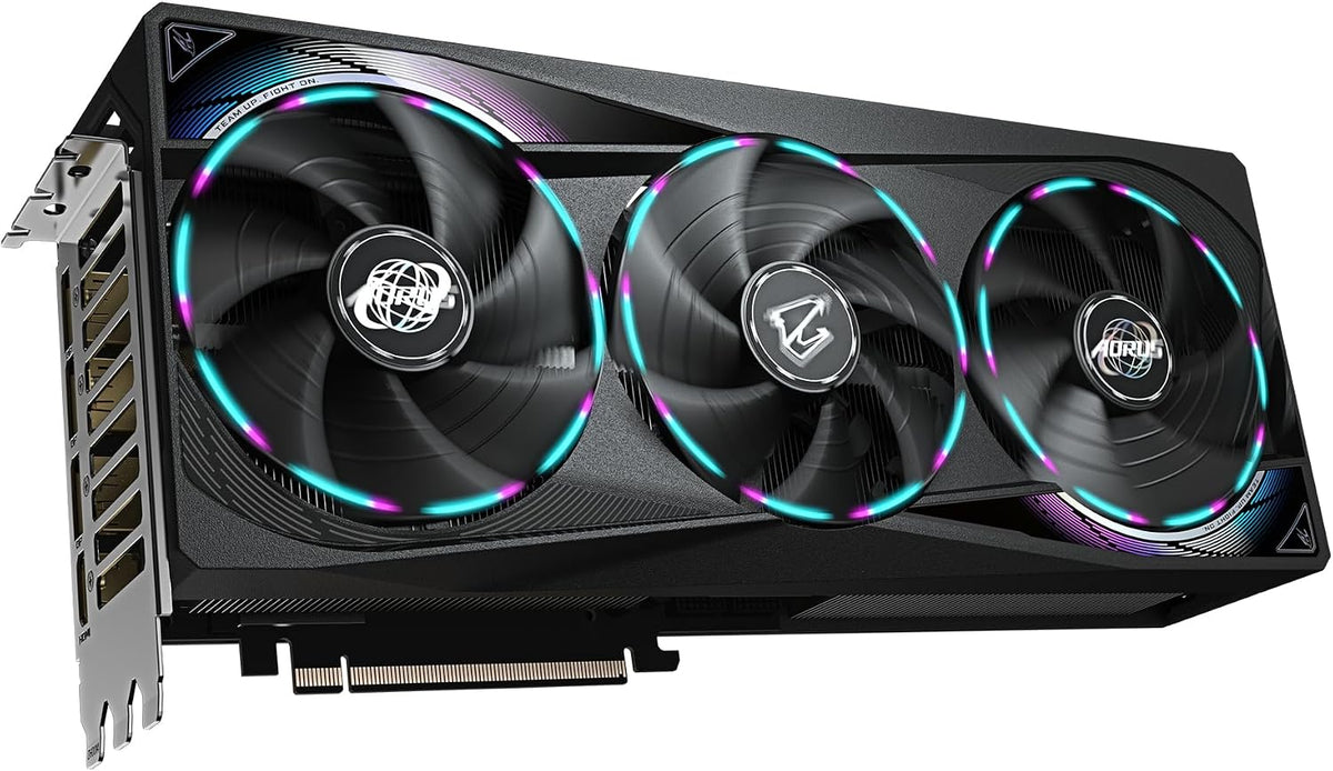 AORUS Geforce RTX 5070 MASTER 12G Graphics Card - 12GB GDDR7, 192Bit, PCI-E 5.0, 2715 Mhz Core Clock, 3 X DP 2.1A, 1 X HDMI 2.1B, NVIDIA DLSS 4, GV-N5070AORUS M-12GD