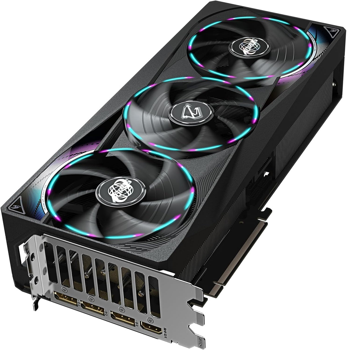 AORUS Geforce RTX 5070 MASTER 12G Graphics Card - 12GB GDDR7, 192Bit, PCI-E 5.0, 2715 Mhz Core Clock, 3 X DP 2.1A, 1 X HDMI 2.1B, NVIDIA DLSS 4, GV-N5070AORUS M-12GD