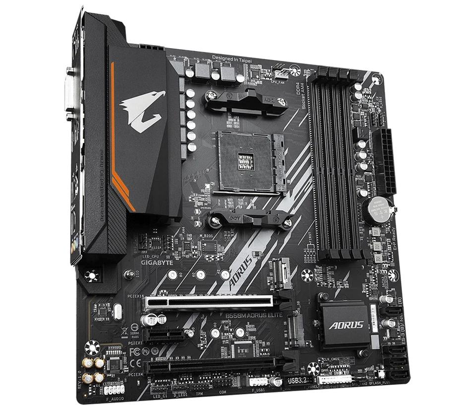 GIGABYTE B550M AORUS ELITE Desktop Motherboard AMD