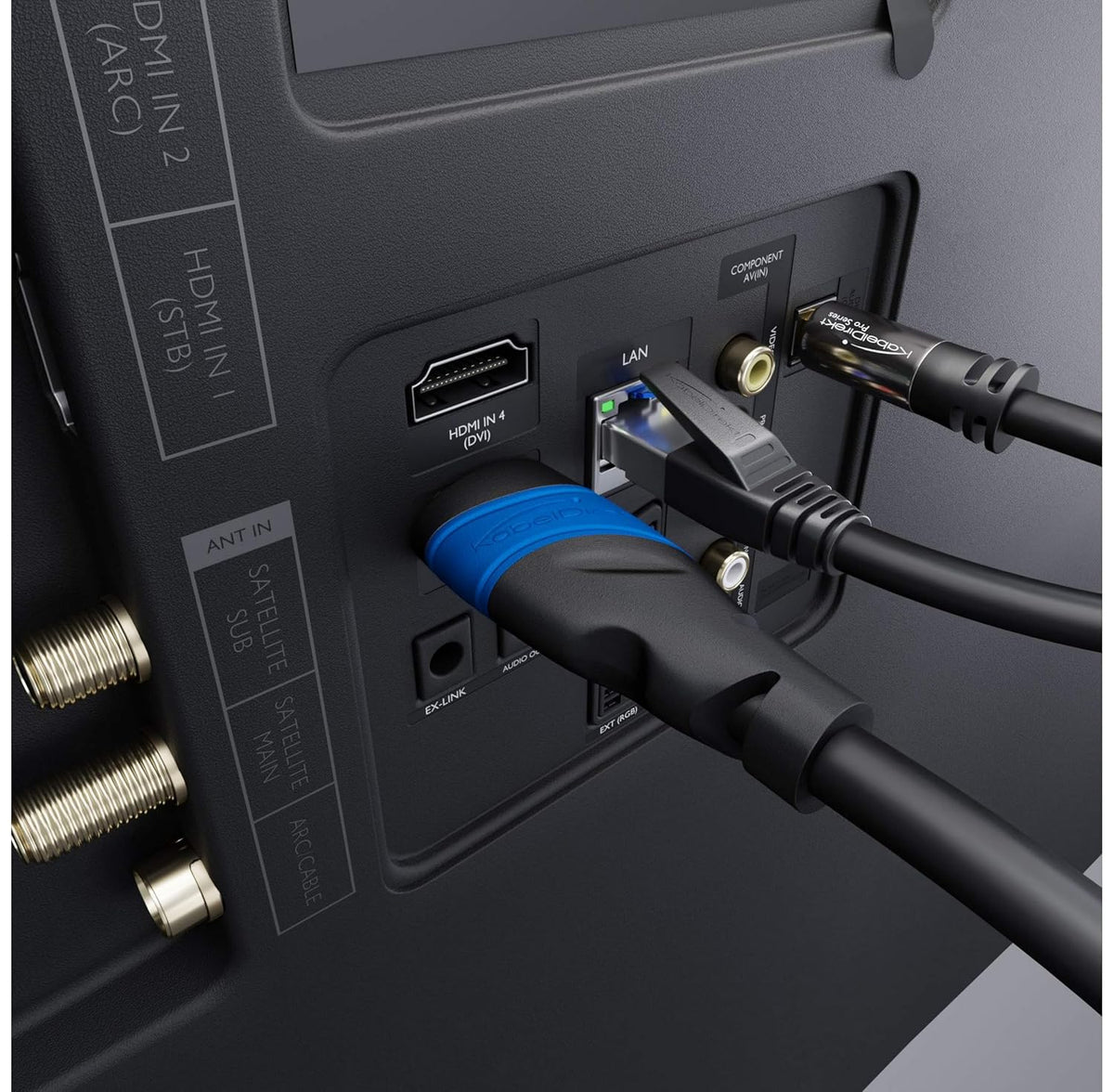 – 8K & 4K HDMI Cable – 2M – German Flexcore Technology | 10K, 8K@60Hz & 4K@120Hz, High Speed HDMI – for PS5, Xbox Series X/S, Switch 2, PC & Blu-Ray – Interference-Free & Flexible