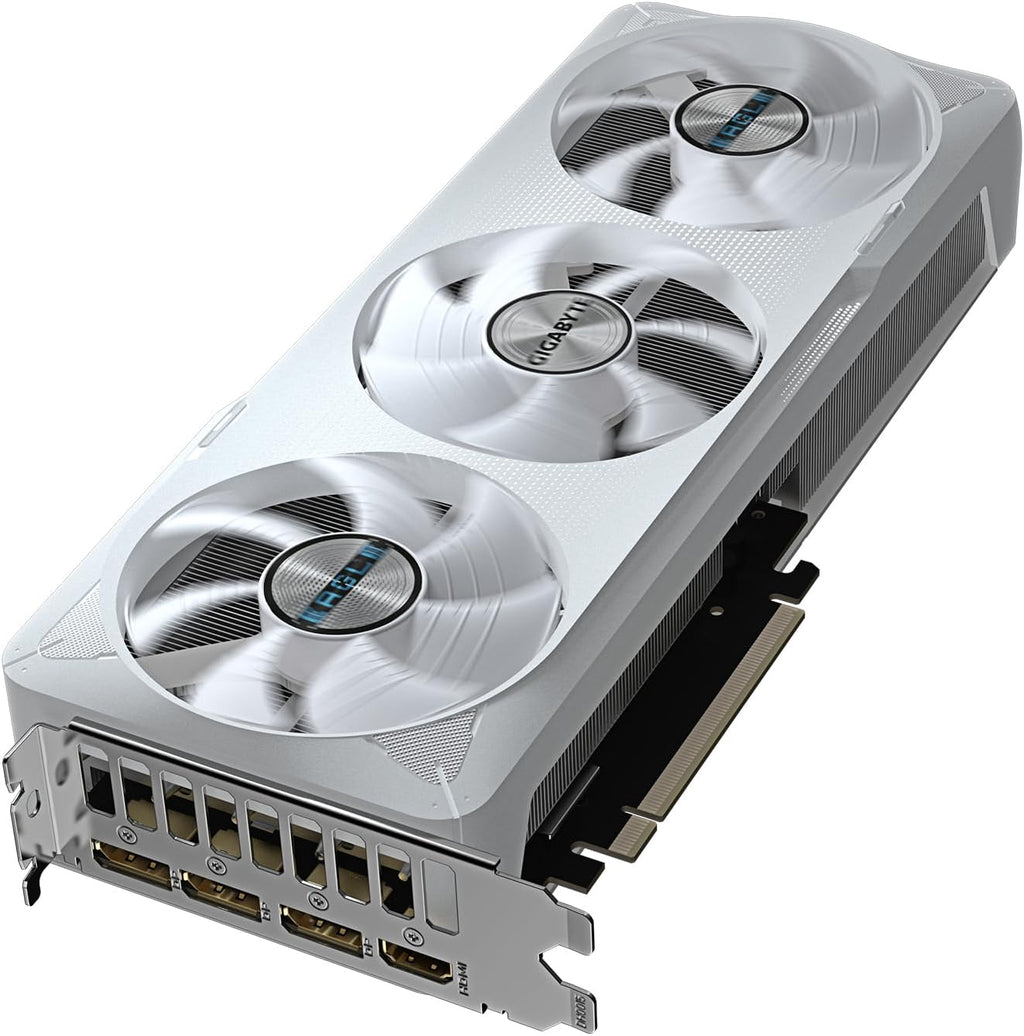 Geforce RTX 5070 EAGLE OC ICE SFF 12G Graphics Card - 12GB GDDR7, 192Bit, PCI-E 5.0, 2587 Mhz Core Clock, 3 X DP 2.1A, 1 X HDMI 2.1B, NVIDIA DLSS 4, GV-N5070EAGLEOC ICE-12GD