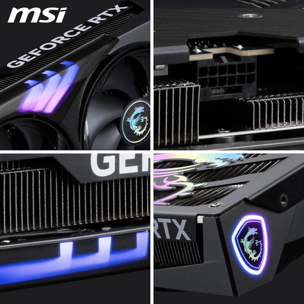 MSI Geforce RTX 5060 Ti 8G GAMING TRIO OC Graphics Card - RTX 5060 Ti GPU, 8GB GDDR7 (28Gbps/128-Bit), Pcie 5.0 - TRI FROZR 4 (3 X STORMFORCE FAN) - RGB - HDMI 2.1B, Displayport 2.1B