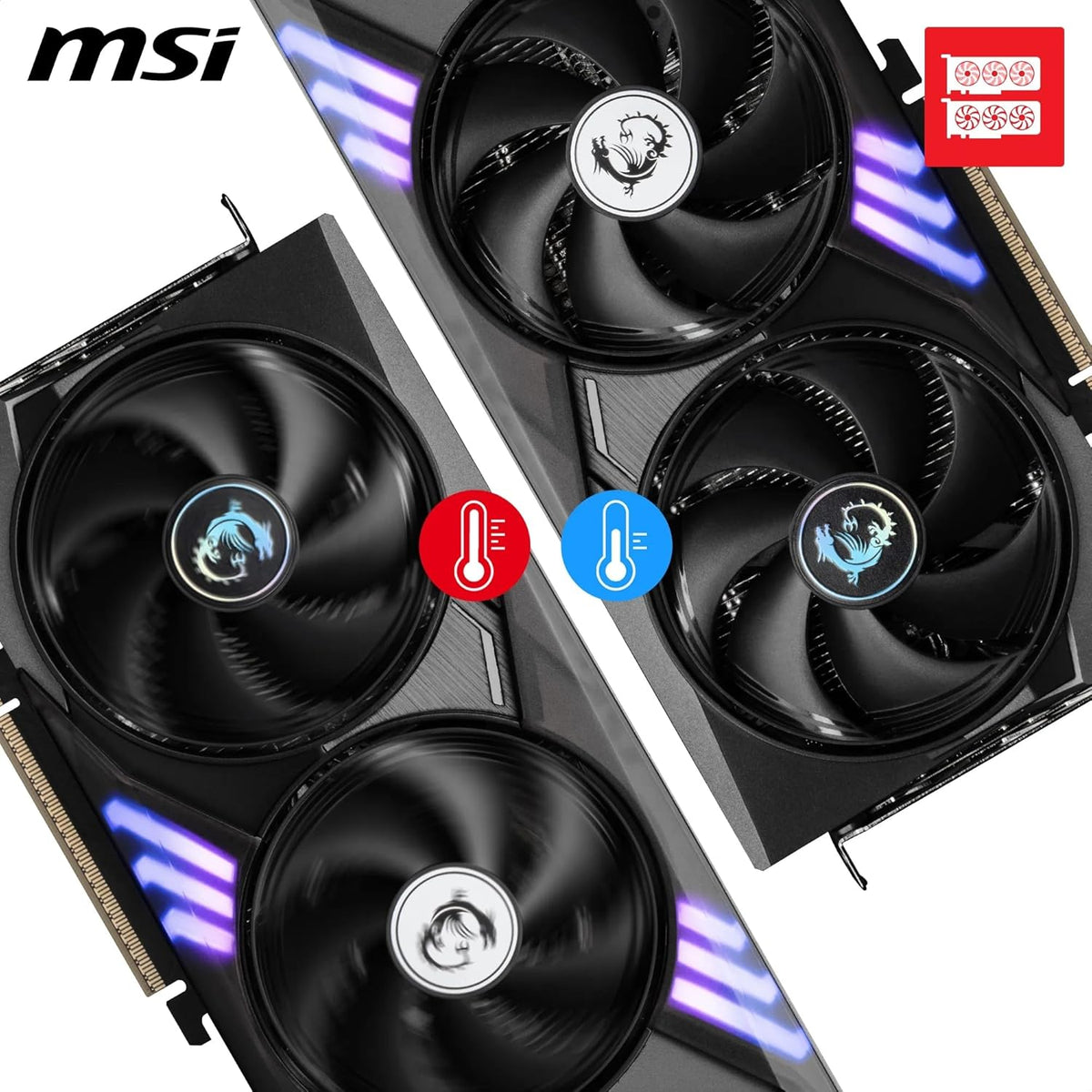 MSI Geforce RTX 5060 Ti 8G GAMING TRIO OC Graphics Card - RTX 5060 Ti GPU, 8GB GDDR7 (28Gbps/128-Bit), Pcie 5.0 - TRI FROZR 4 (3 X STORMFORCE FAN) - RGB - HDMI 2.1B, Displayport 2.1B