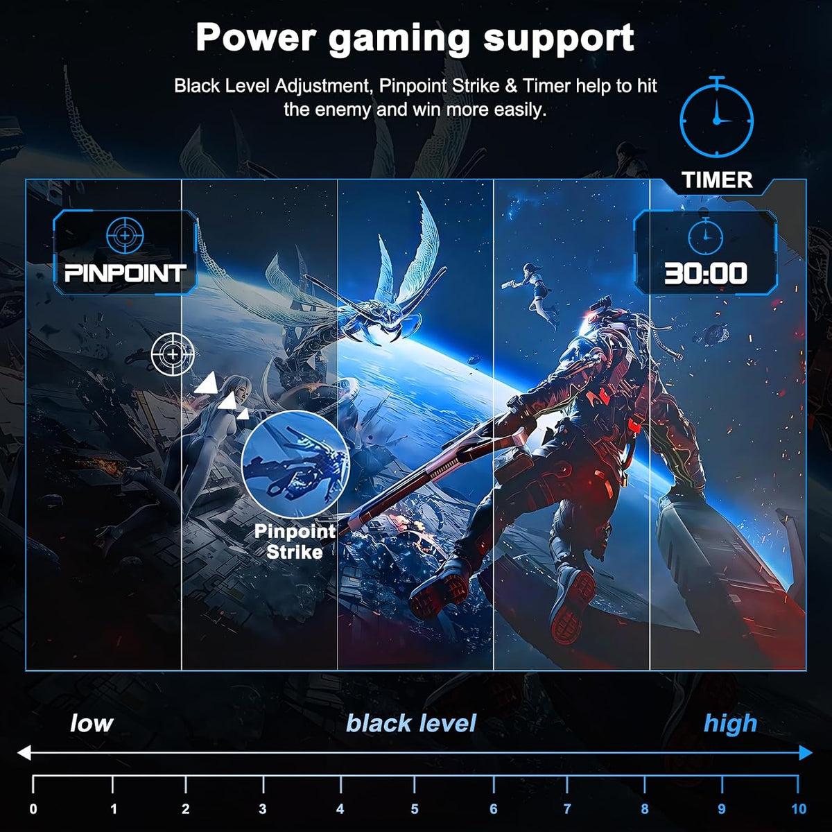 24 Inch Gaming Monitor 160Hz Curved, FHD 1080P Computer Screen | 1500R, 1Ms, Srgb130%, VESA Compatible, Eye Care Adaptive Sync HDMI＆DP Prots (MFG24C1L)