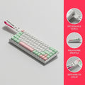 Smartrons Gaming Keyboard Wired RGB Backlit Keyboard Ultra-Compact Anti-Ghosting 68 Keys Membrane Keyboard for PC Laptop Windows