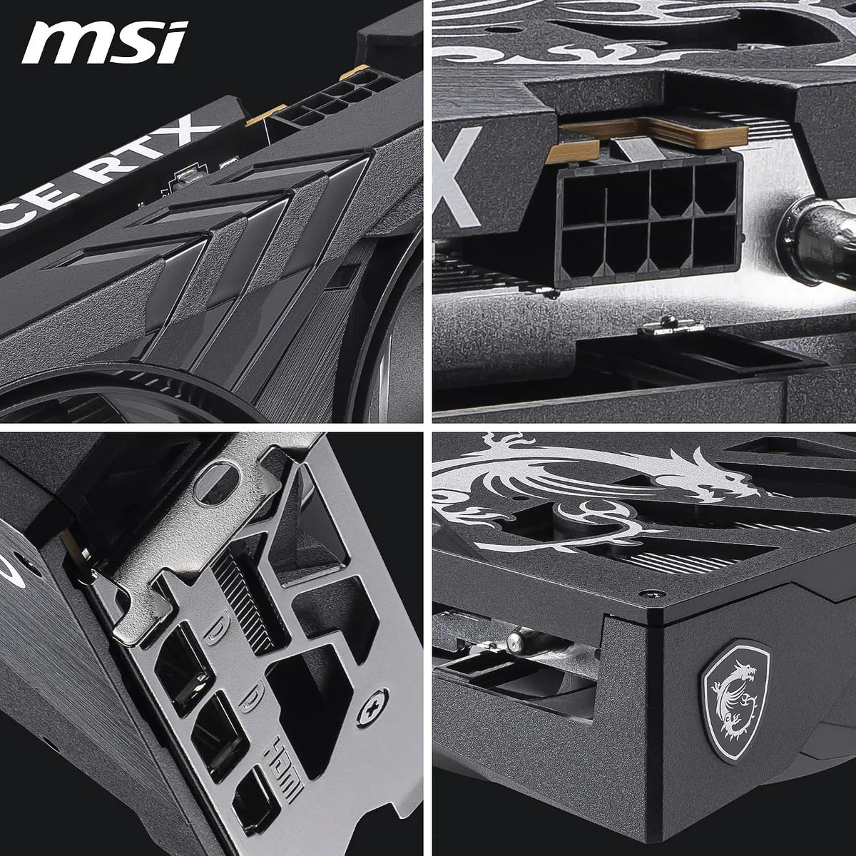 MSI Geforce RTX 5050 8G GAMING OC Graphics Card - RTX 5050 GPU, 8GB GDDR6 (20Gbps/128-Bit), Pcie 5.0 - TWIN FROZR 10 (2 X STORMFORCE FAN) - HDMI 2.1B, Displayport 2.1B