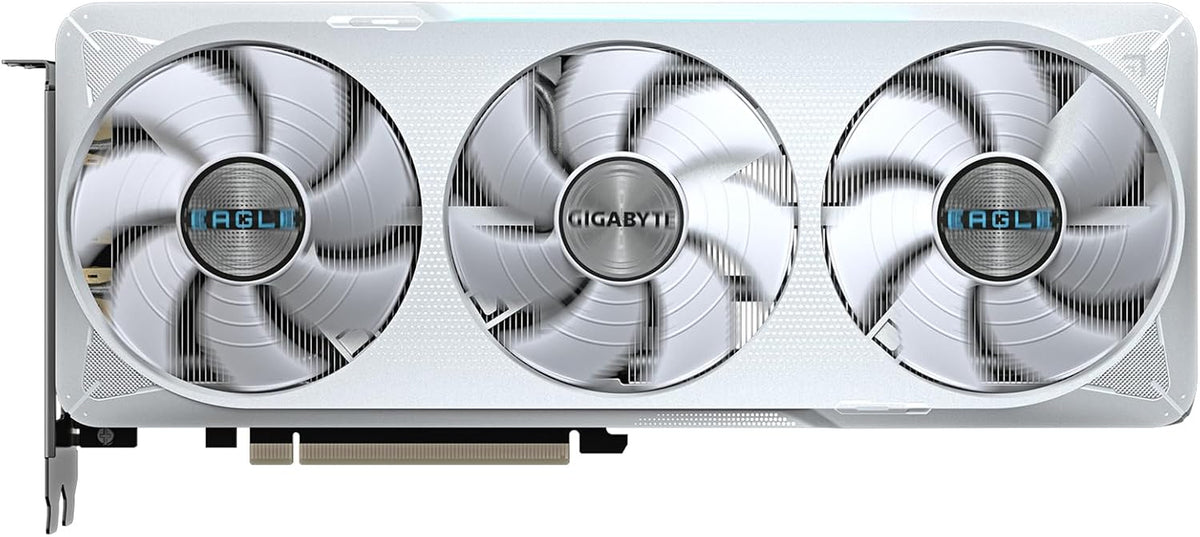 Geforce RTX 5070 EAGLE OC ICE SFF 12G Graphics Card - 12GB GDDR7, 192Bit, PCI-E 5.0, 2587 Mhz Core Clock, 3 X DP 2.1A, 1 X HDMI 2.1B, NVIDIA DLSS 4, GV-N5070EAGLEOC ICE-12GD