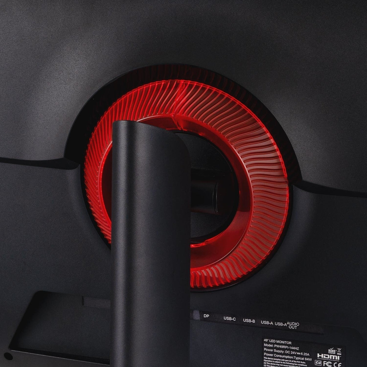 Electriq 49" IPS 5K DQHD 144Hz 1Ms Super Ultrawide Curved Gam Eiq-495Kcsuw14