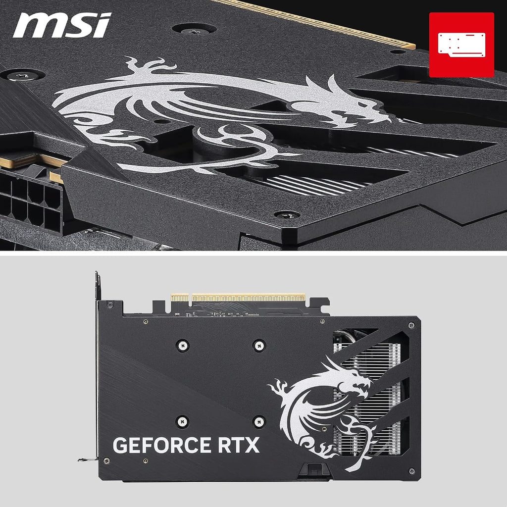 MSI Geforce RTX 5050 8G GAMING OC Graphics Card - RTX 5050 GPU, 8GB GDDR6 (20Gbps/128-Bit), Pcie 5.0 - TWIN FROZR 10 (2 X STORMFORCE FAN) - HDMI 2.1B, Displayport 2.1B