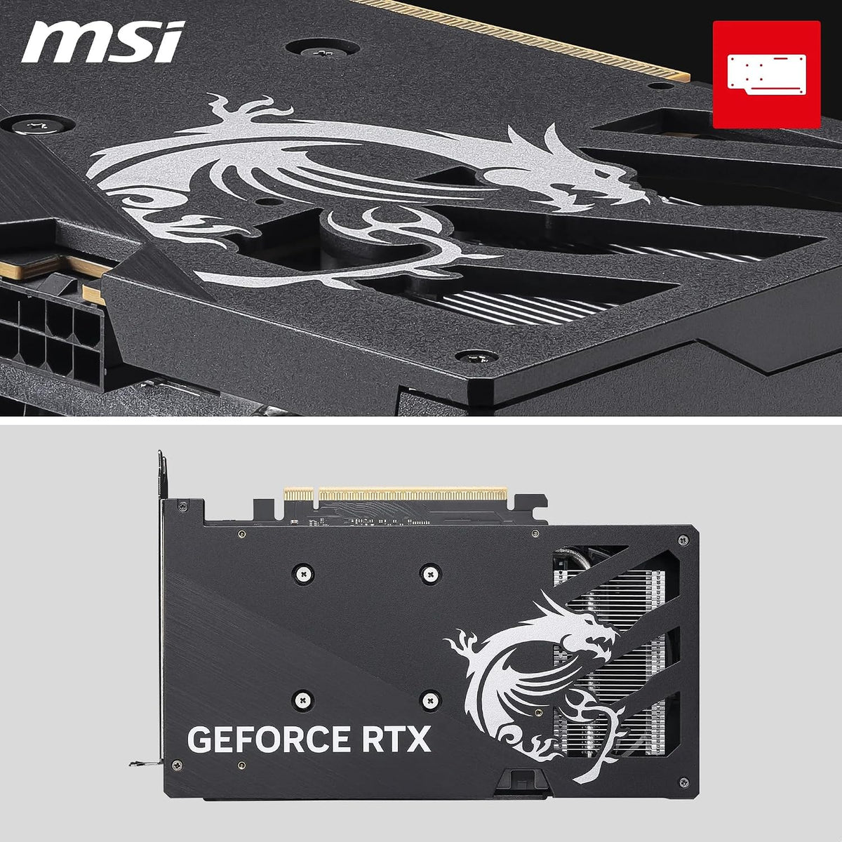 MSI Geforce RTX 5050 8G GAMING OC Graphics Card - RTX 5050 GPU, 8GB GDDR6 (20Gbps/128-Bit), Pcie 5.0 - TWIN FROZR 10 (2 X STORMFORCE FAN) - HDMI 2.1B, Displayport 2.1B